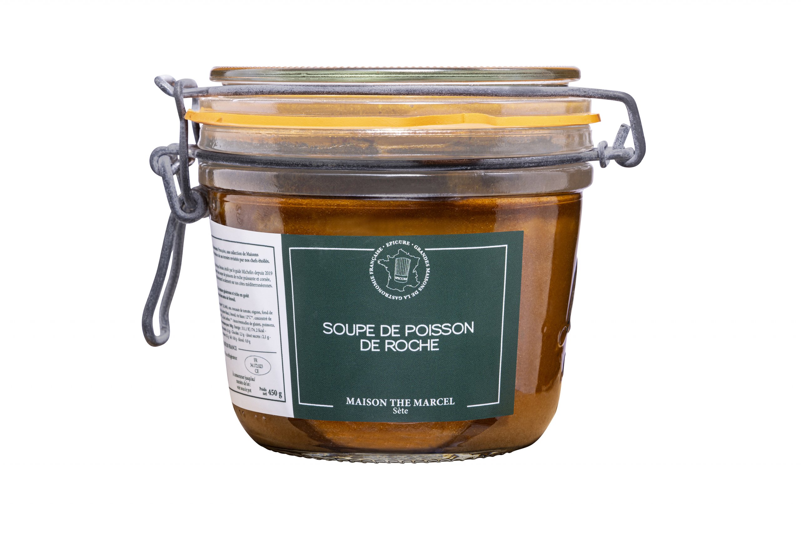 Soupe de poissons de roche de Méditerranée