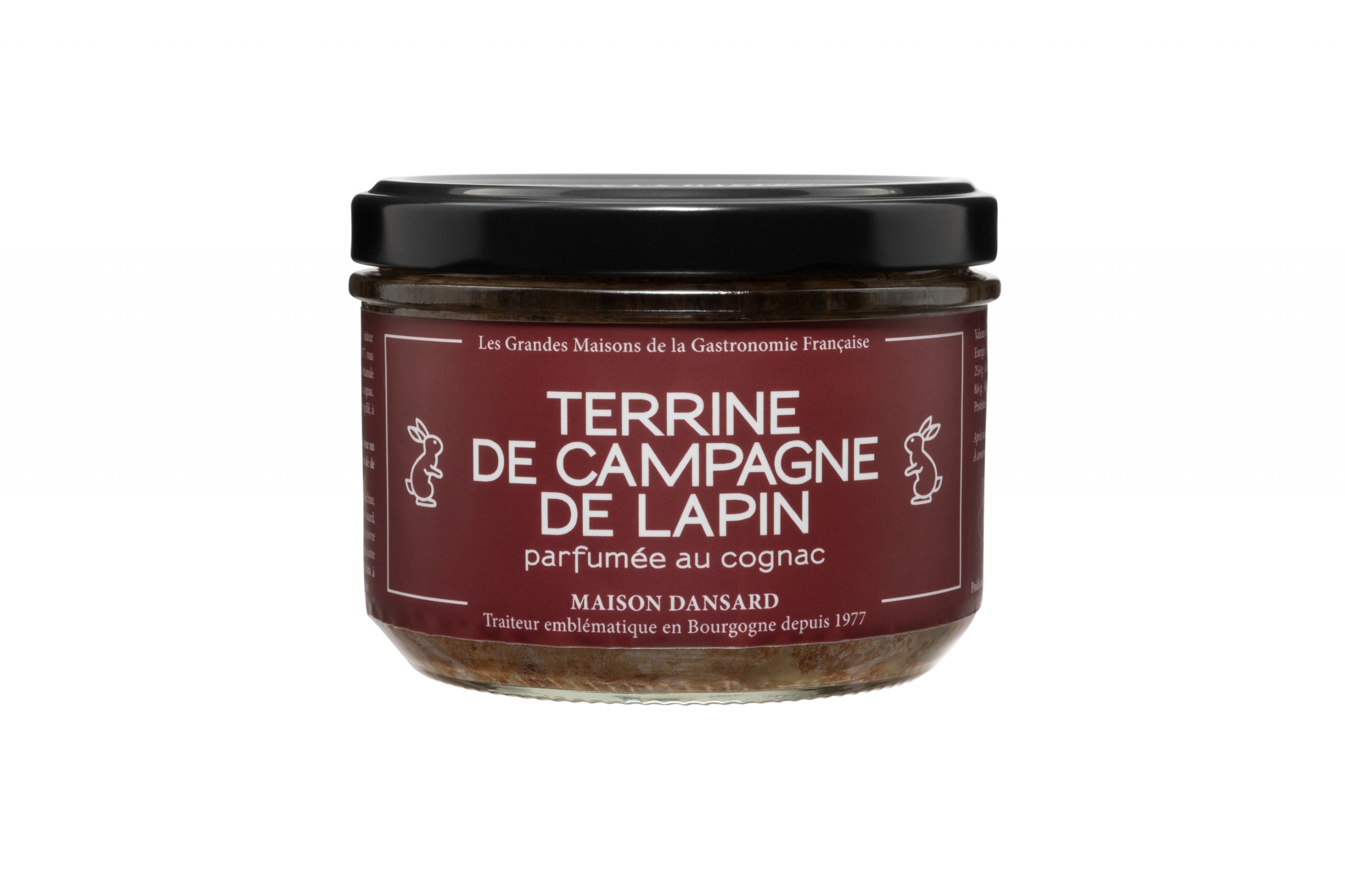 Terrine de campagne de lapin parfumée au cognac